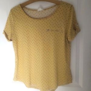 Yellow Polka Dot Blouse